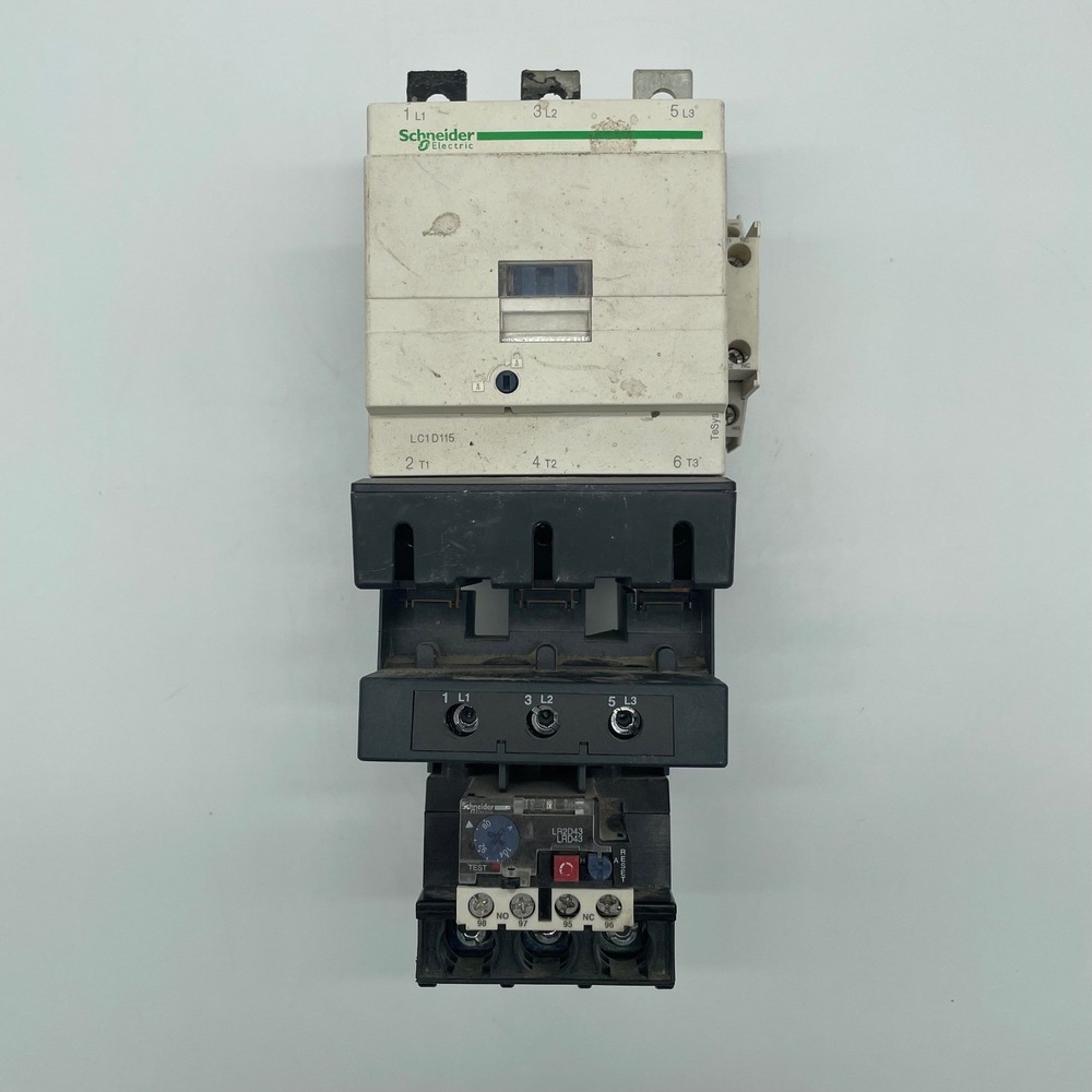 Schneider Electric LC1D115 Contactor 115A LRD4365 LA9 D 115603/604 120V Coil